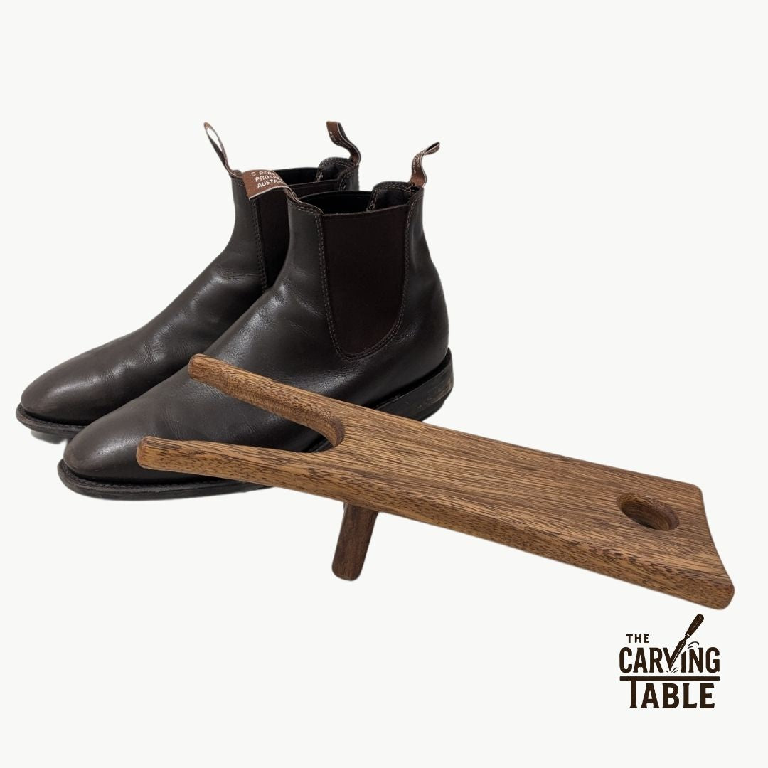 Handmade Australian Hardwood Boot Jack Shoe Remover